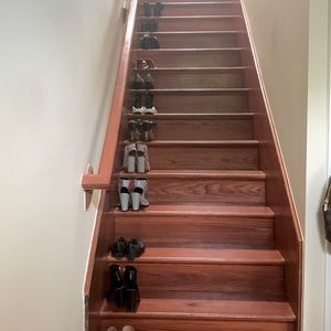 Help me get these off my stairs.  Make me an offer.  Come see my closet.